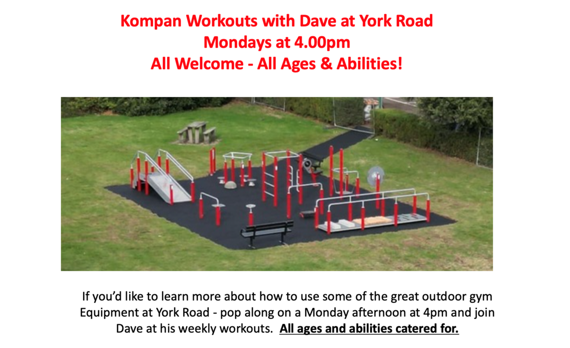 Gym Monday 4pm