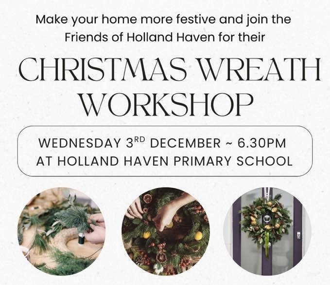 haven school xmas wreath 2025