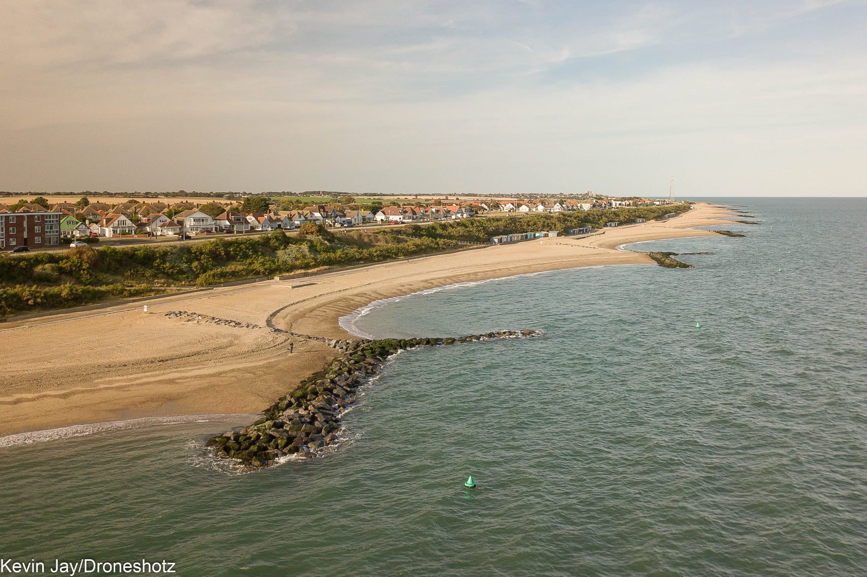 Arial View of Coastline - Holland on Sea